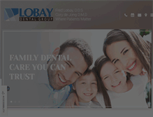 Tablet Screenshot of lobaydentalgroup.ca